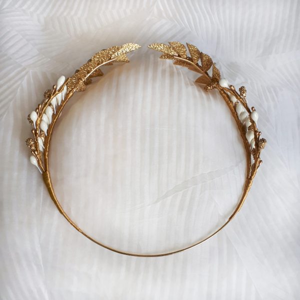 Corona LAUREL (hojas pequeñas) | Taller de forja artística en Cuenca El